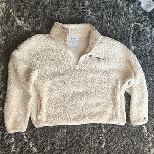 Champion Off-White Sherpa Fleece